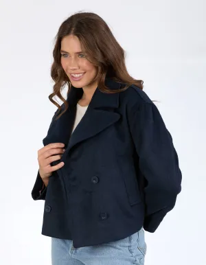 HARLEY PEACOAT || NAVY
