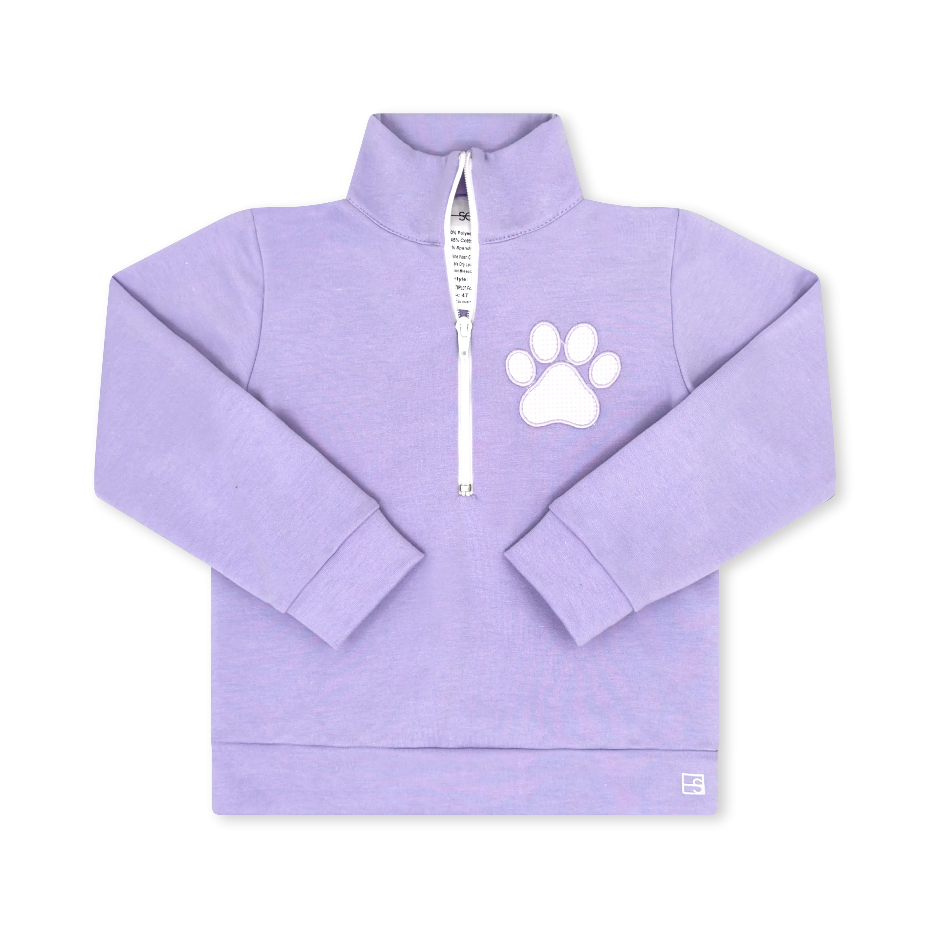 Hayden Half Zip - Petal Purple, Paw