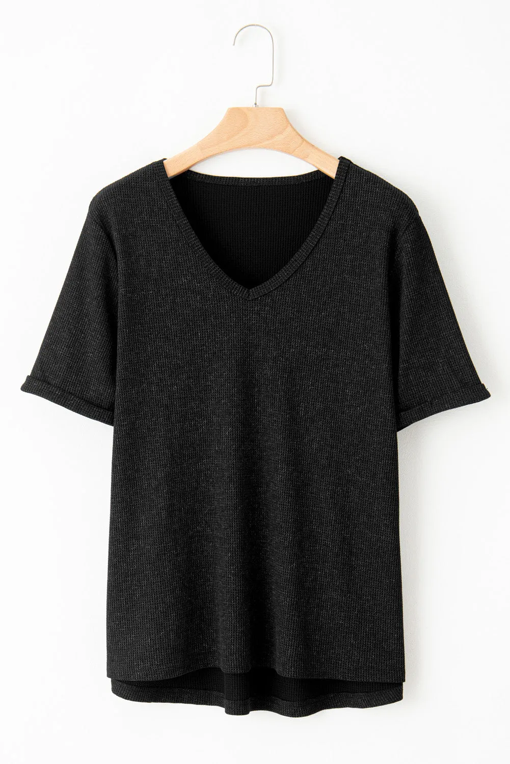 High Low Cuffed Tee
