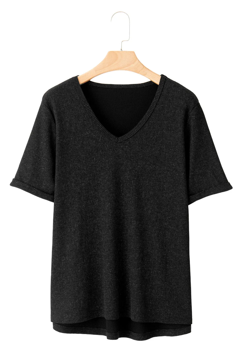 High Low Cuffed Tee