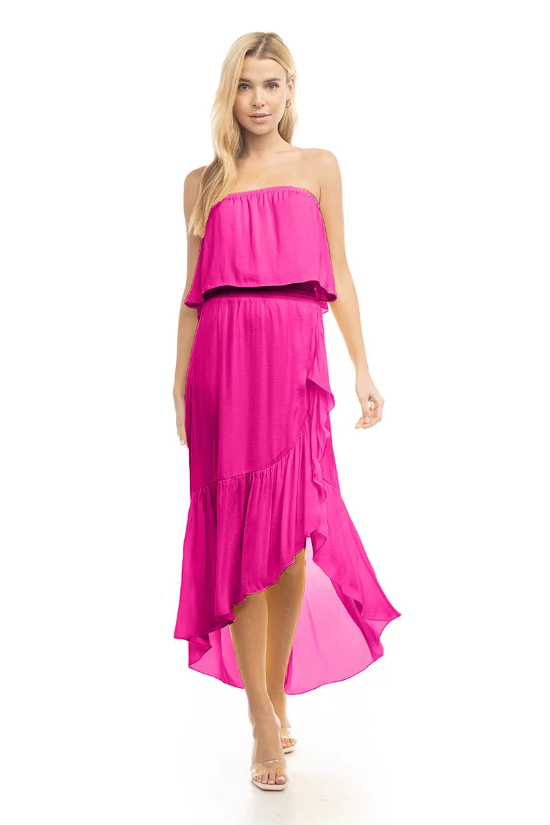 High Low Tube Dress