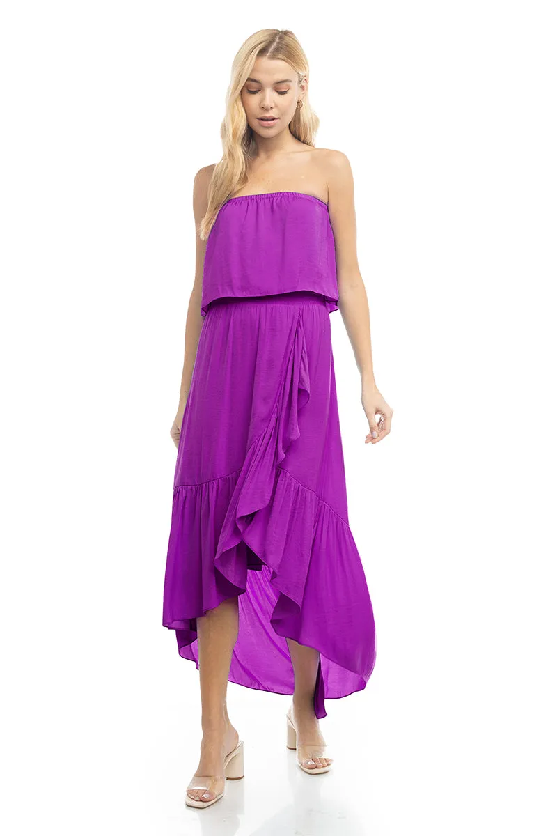 High Low Tube Dress