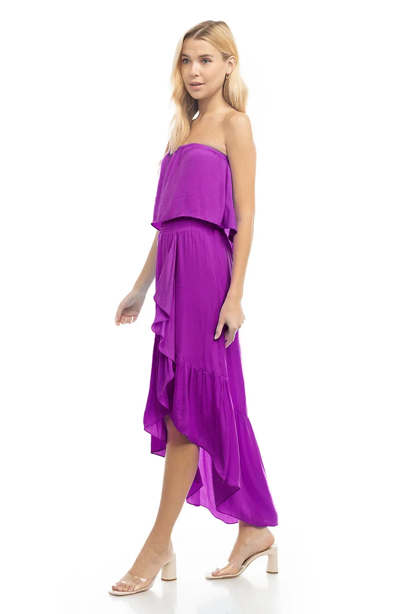 High Low Tube Dress