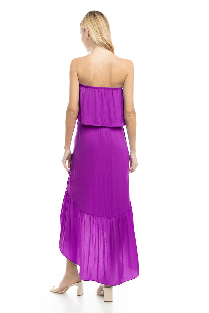 High Low Tube Dress