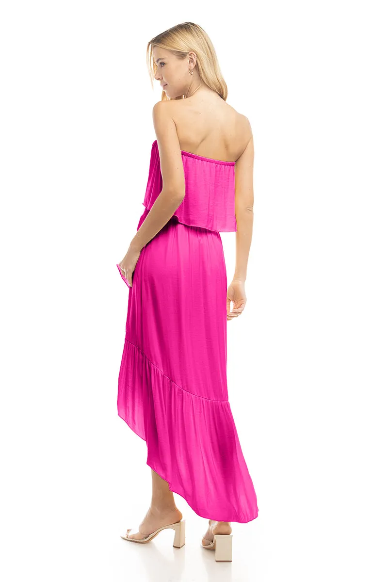 High Low Tube Dress