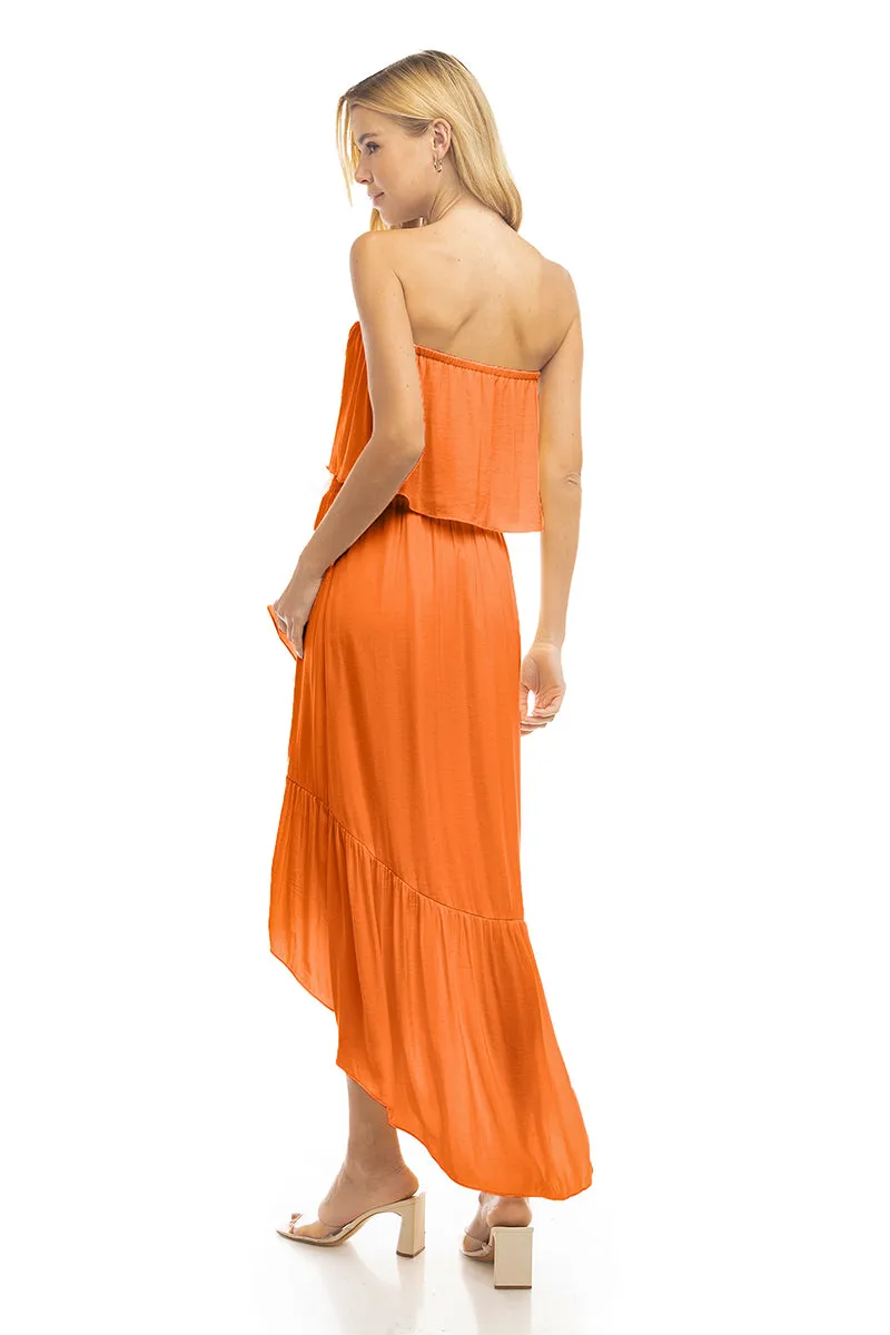 High Low Tube Dress