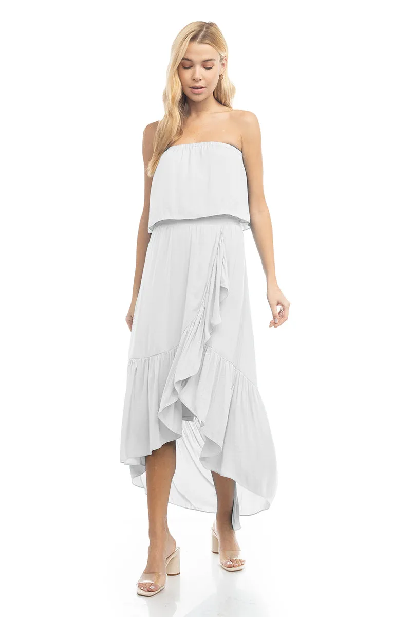 High Low Tube Dress
