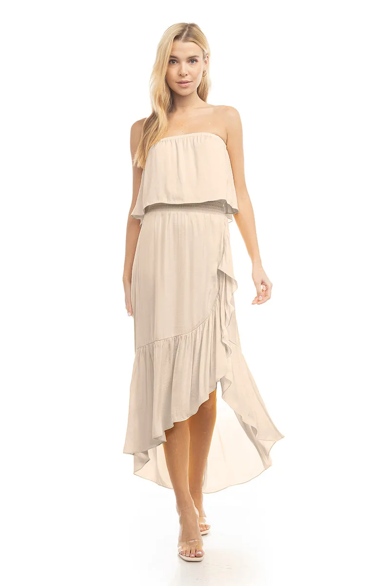 High Low Tube Dress
