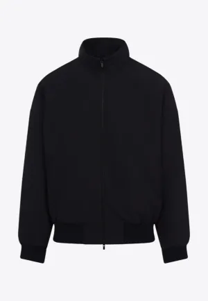 High-Neck Zip-Up Jacket
