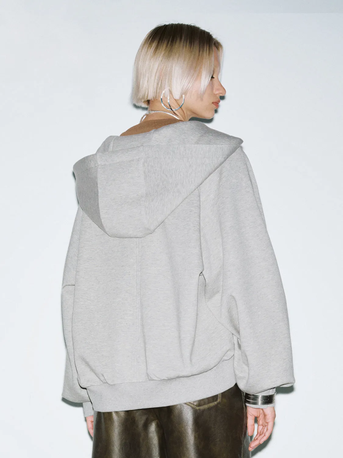 Hoodie Zip Up Front Jackets