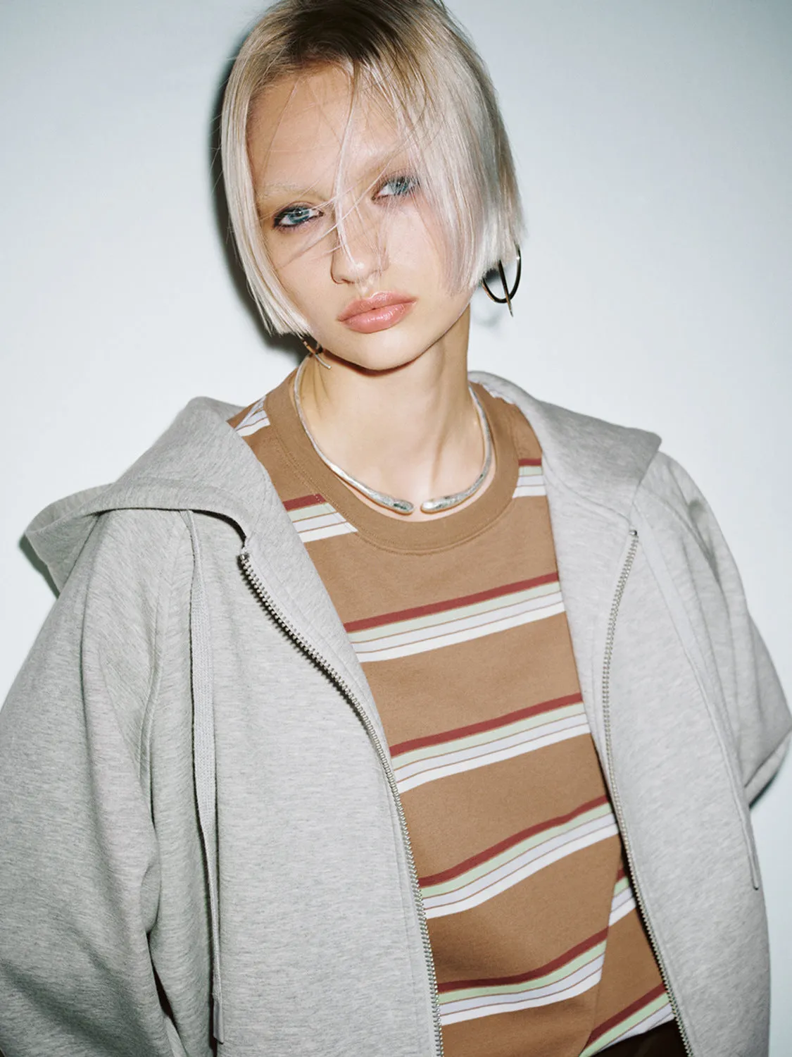 Hoodie Zip Up Front Jackets