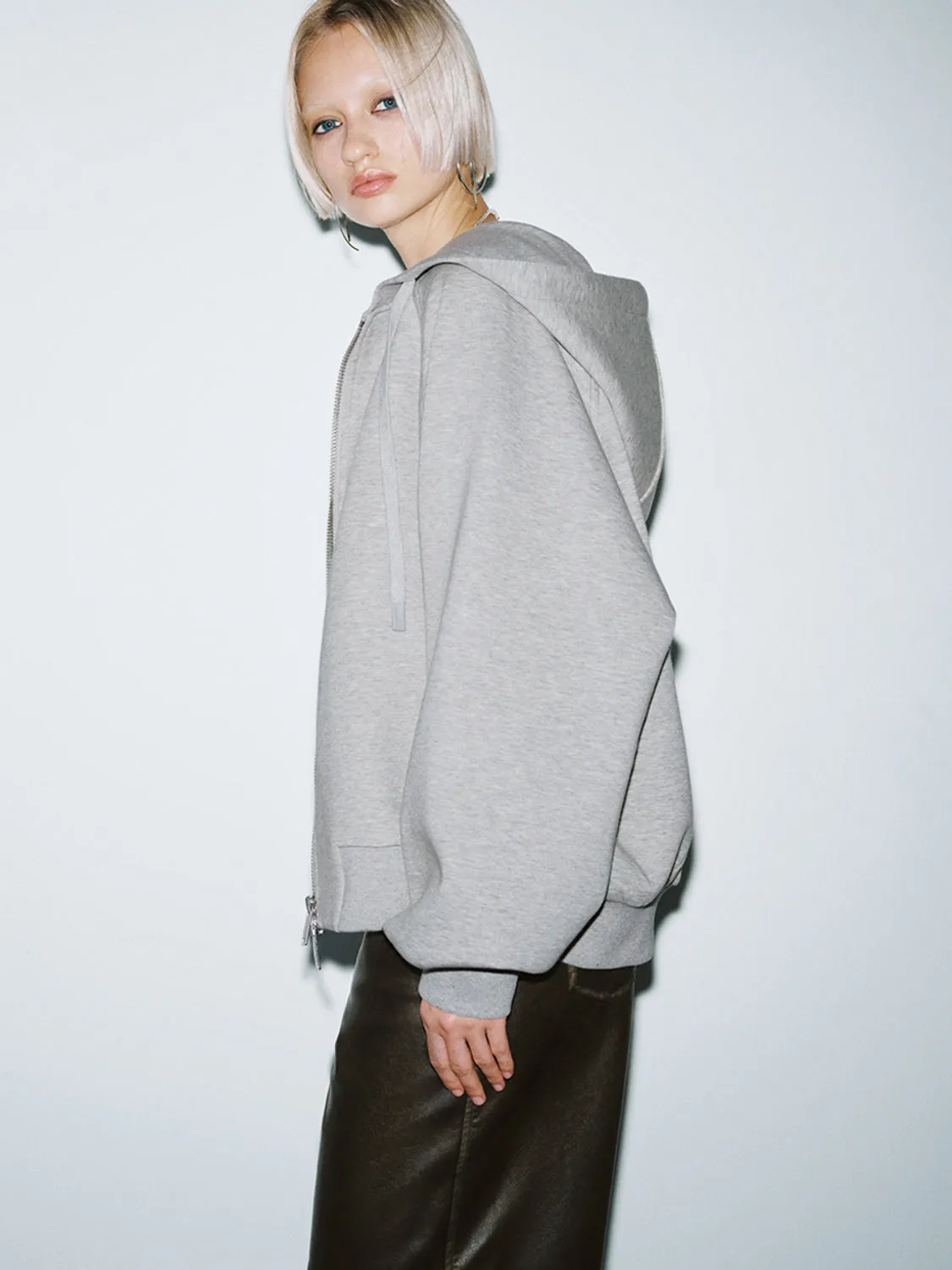 Hoodie Zip Up Front Jackets