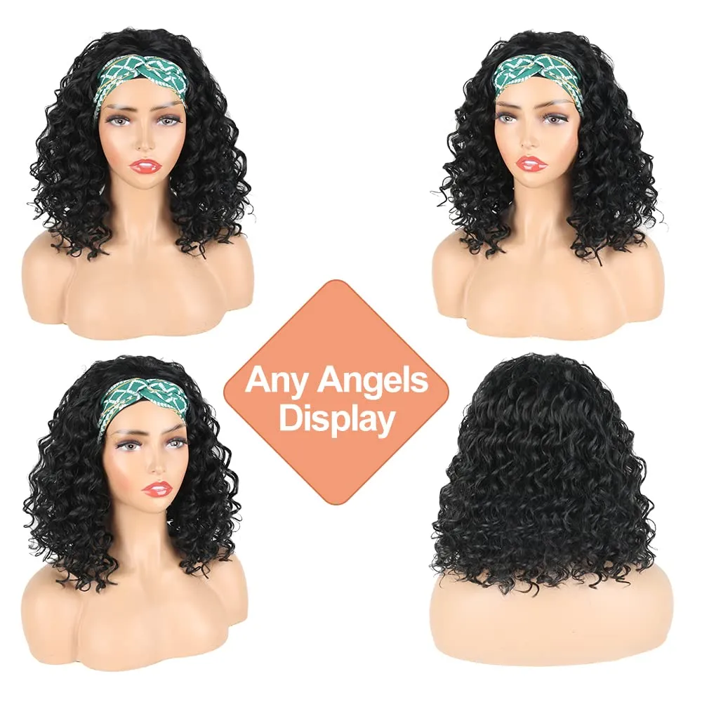 Hot Wavy Headbands For Wigs Natural Black Color, 16 Inch. Wavy Headbands For Wigs Natural Black Color, 16 Inch.