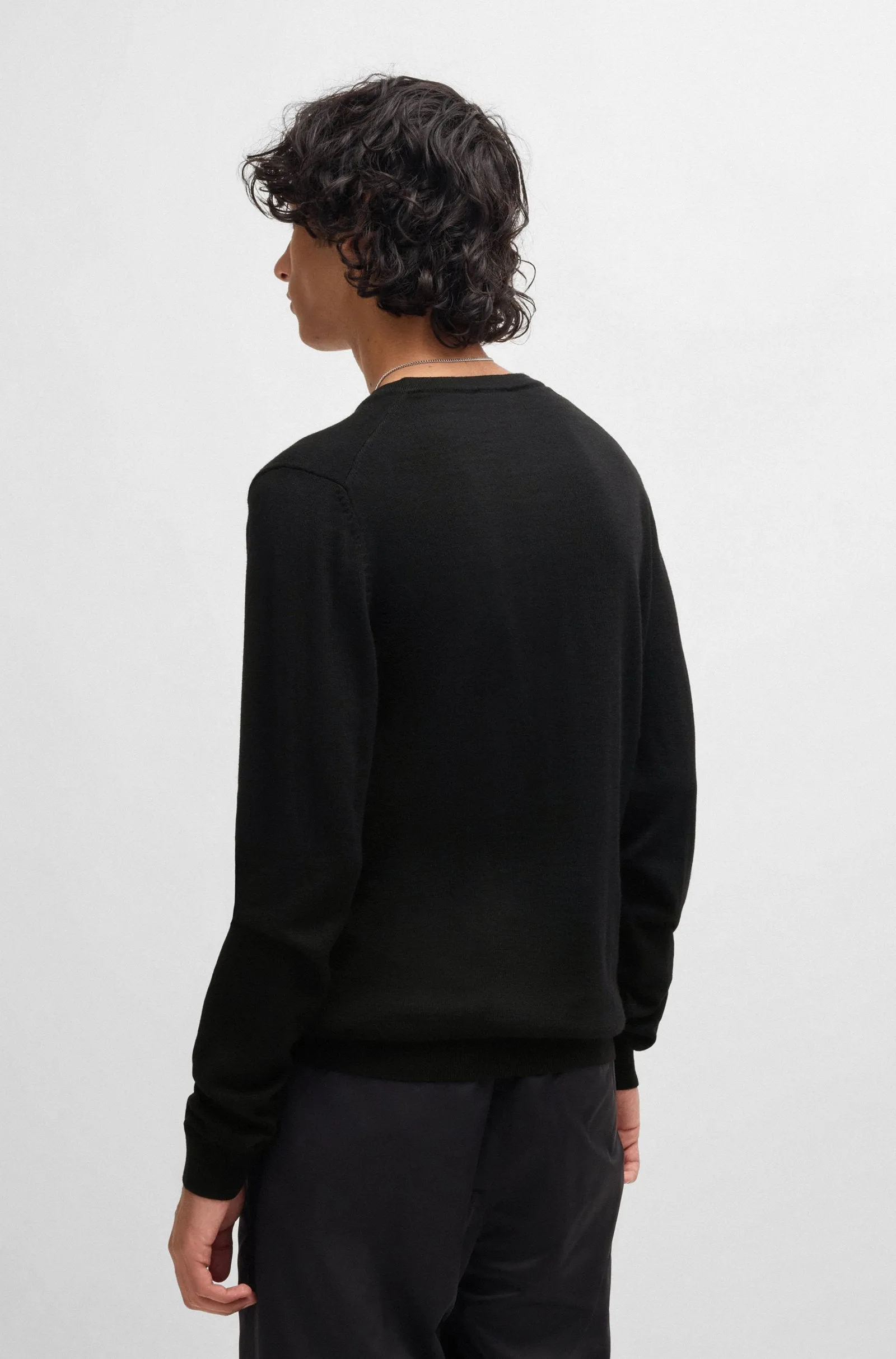 HUGO Sweaters Regular Fit in Wool - SAN VREDO-M 10243179 01-50474172