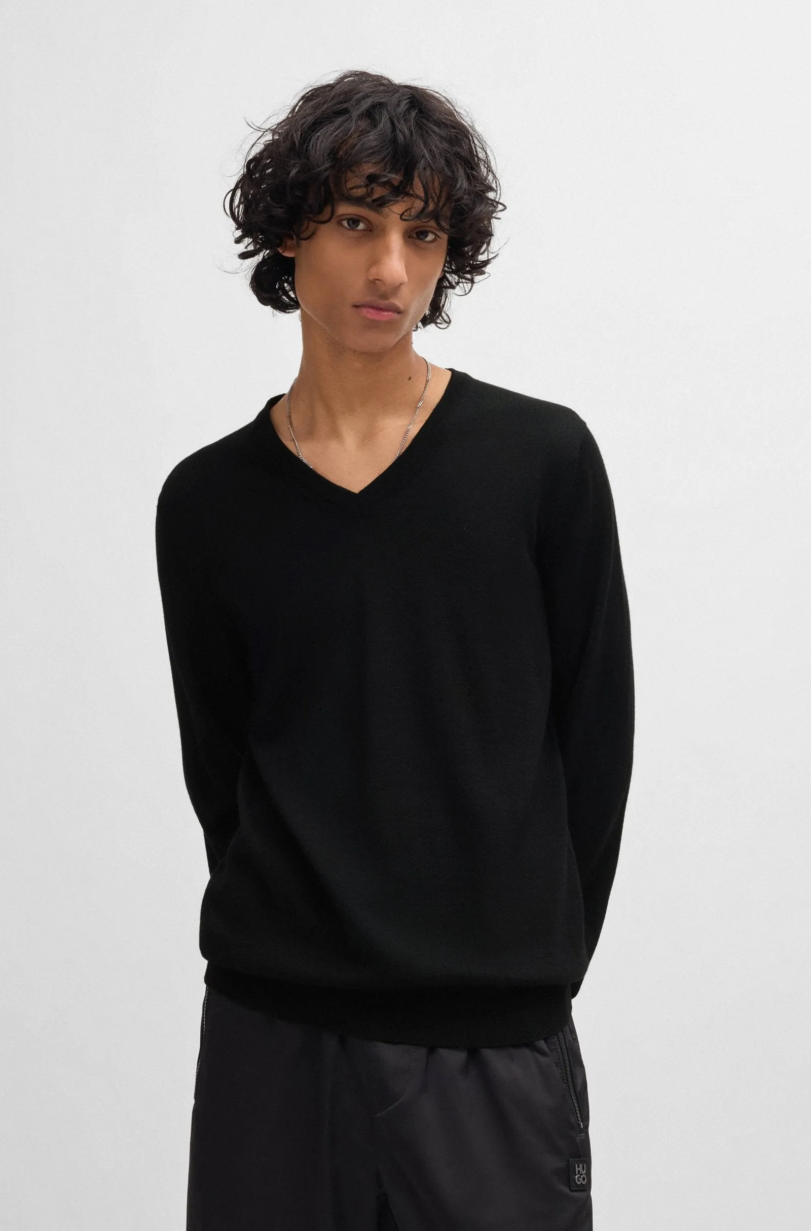 HUGO Sweaters Regular Fit in Wool - SAN VREDO-M 10243179 01-50474172