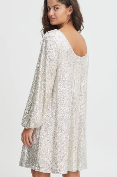 Ichi - Ihfauci Dress | Frosted Almond