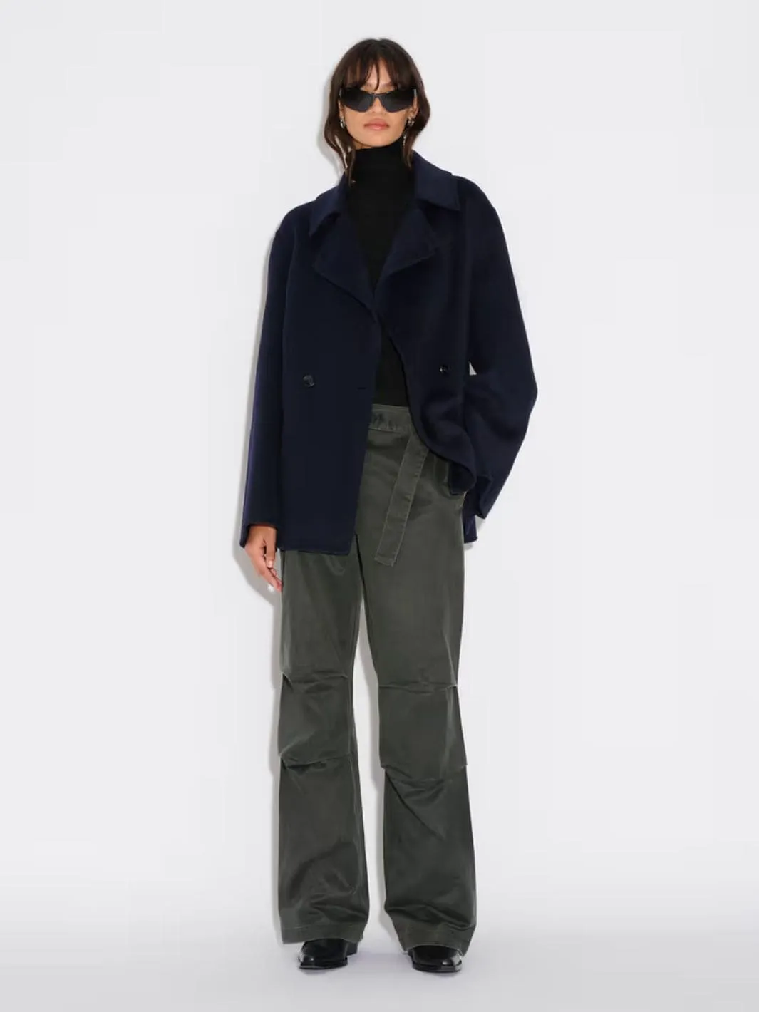 Jakke | Felsa Wool Peacoat Dk. Blue