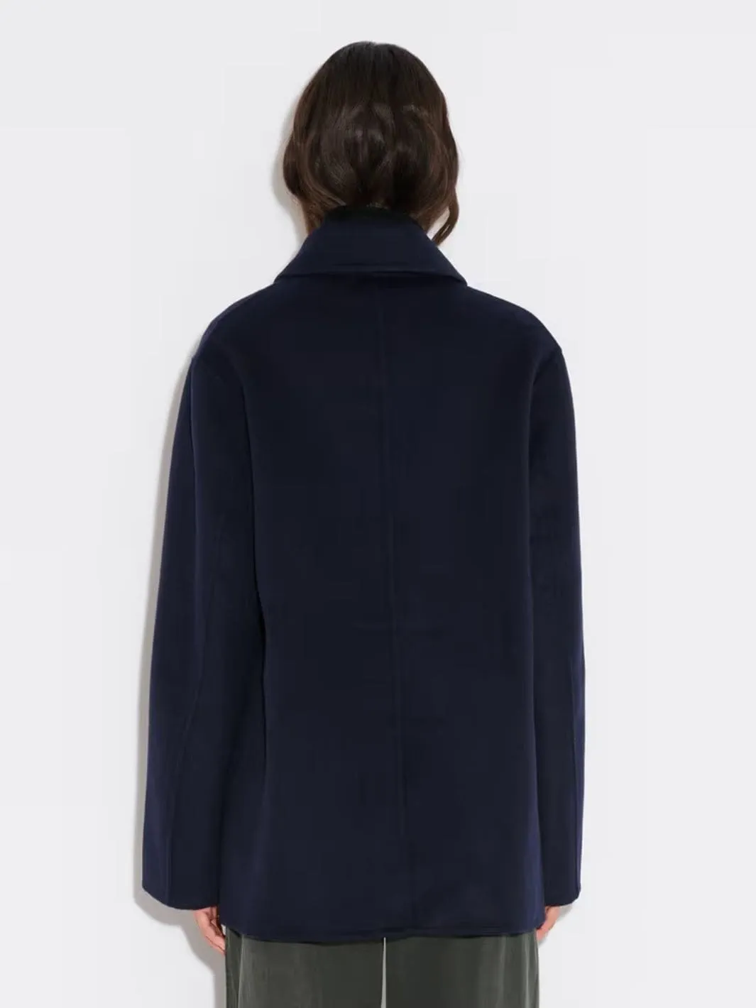 Jakke | Felsa Wool Peacoat Dk. Blue