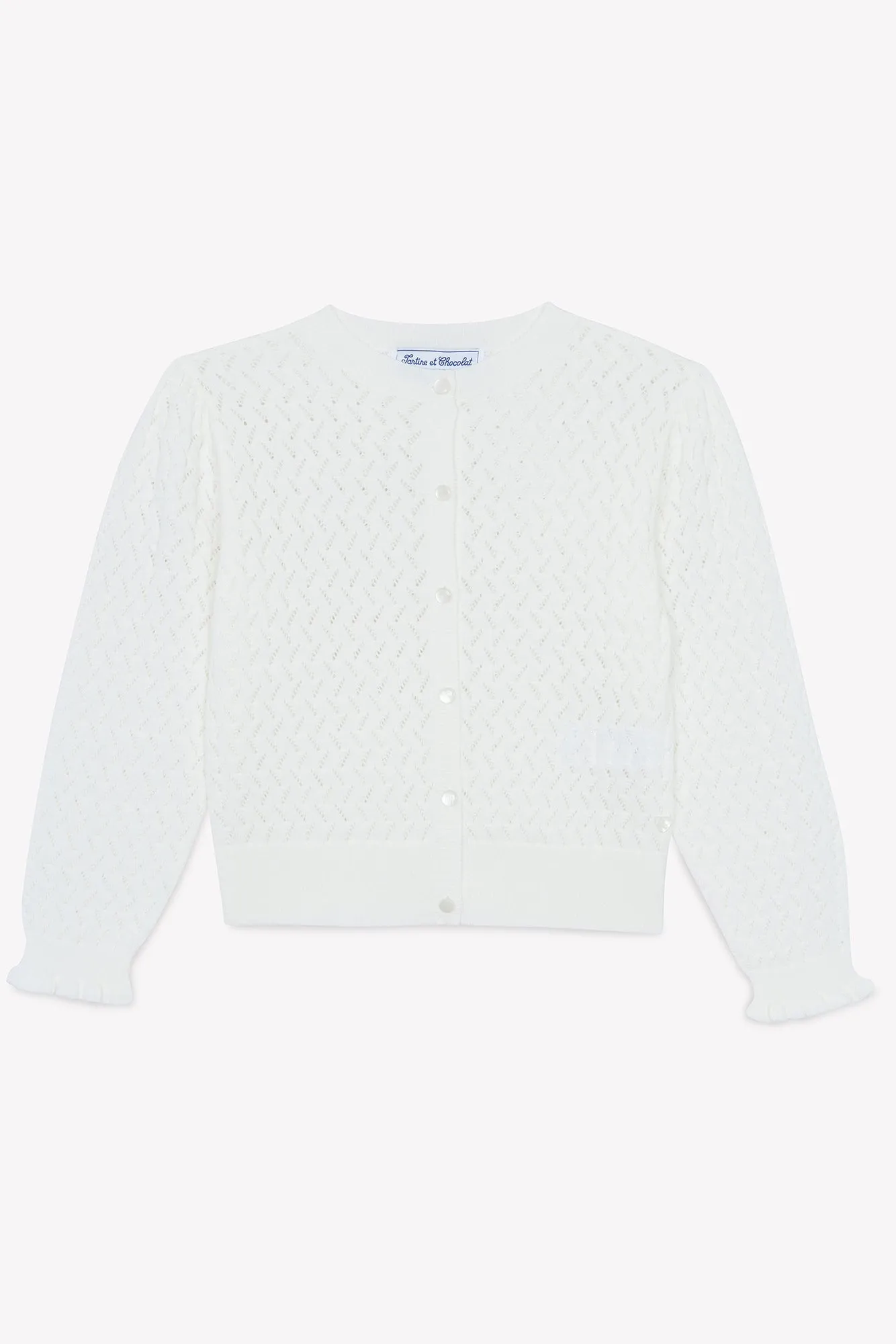 JARDIN D'ETE CARDIGAN C - Nacre