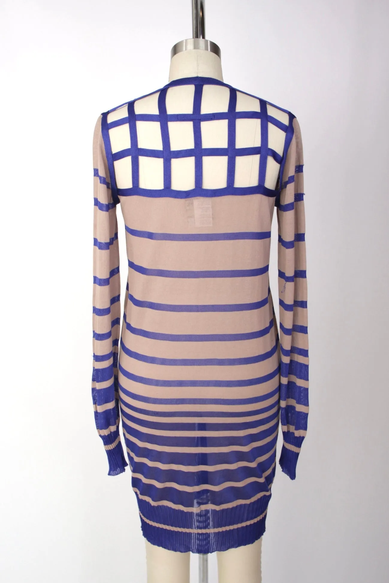 Jean Paul Gaultier Caged Stripe Cardigan