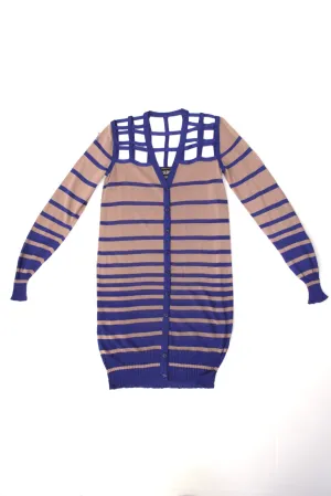 Jean Paul Gaultier Caged Stripe Cardigan