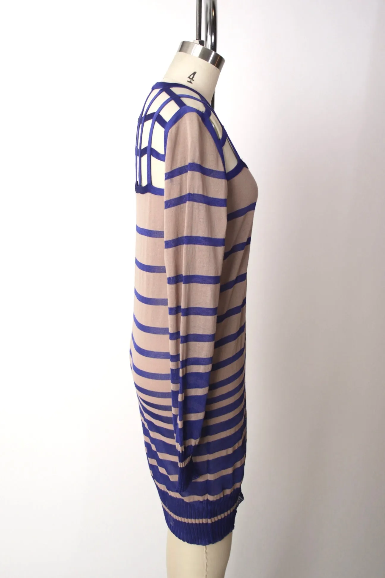 Jean Paul Gaultier Caged Stripe Cardigan