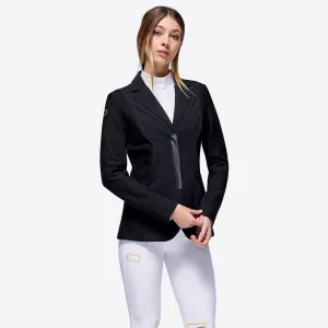 Jersey Mesh Riding Zip Jacket - Black/Gold Logo