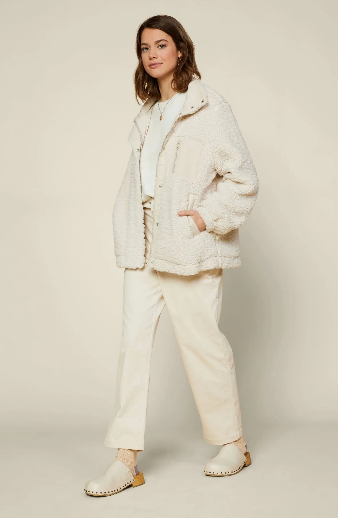 JK7 SHERPA ZIP JACKET