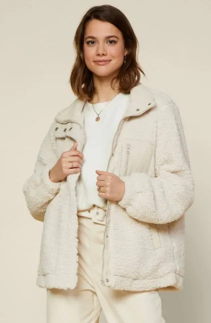 JK7 SHERPA ZIP JACKET