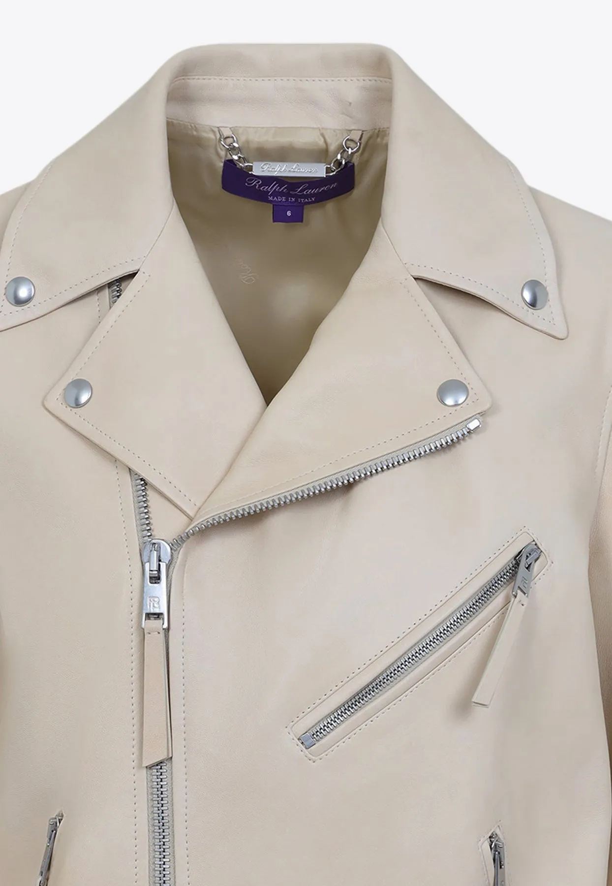 Kelley Leather Biker Jacket