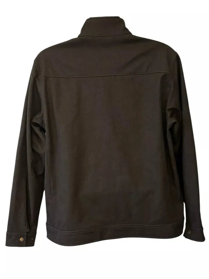 Kirkland Costco Brown Zip Front Jacket