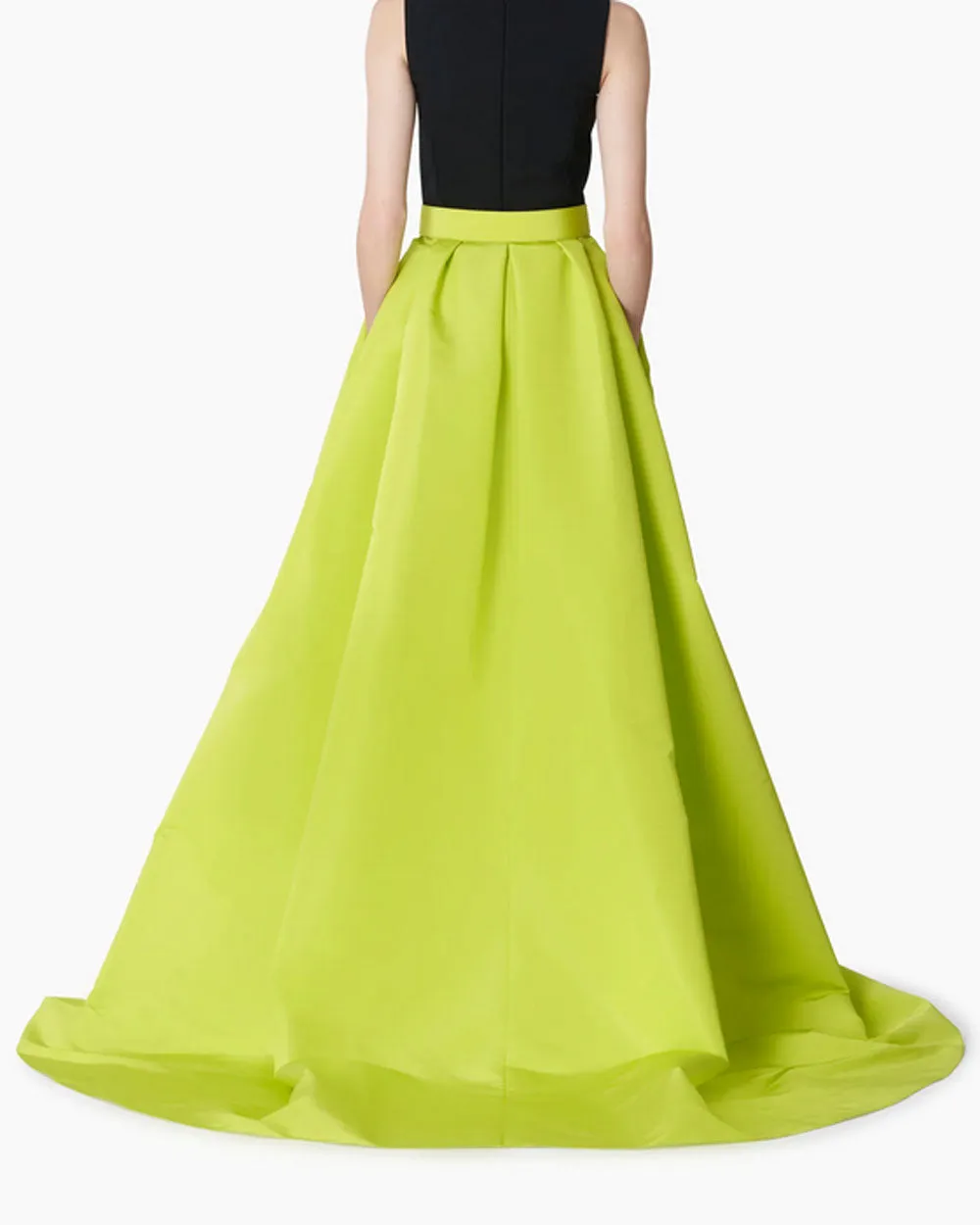 Kiwi Button Front Ball Skirt