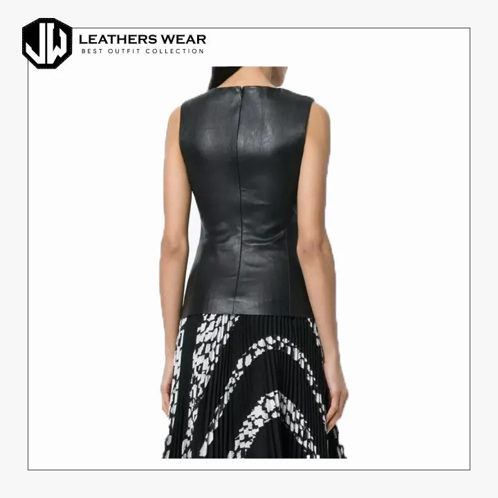Ladies Leather Shirt