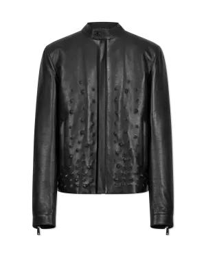 Laser Cut Studded  Jacket