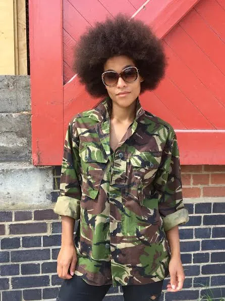 'Let Love Rule' Green Camo Jacket