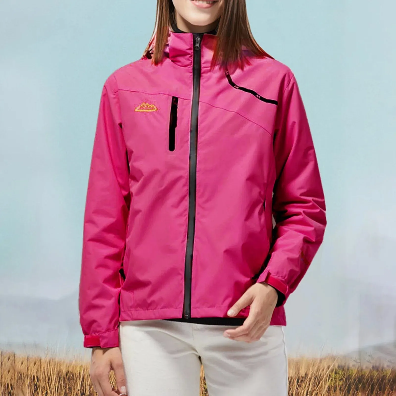 Lightweight Women's Windbreaker Jacket Single layer