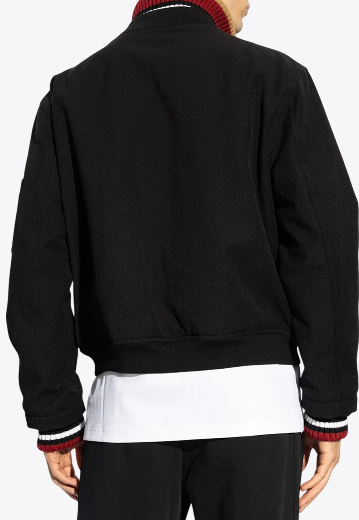 Logo Appliqué Bomber Jacket