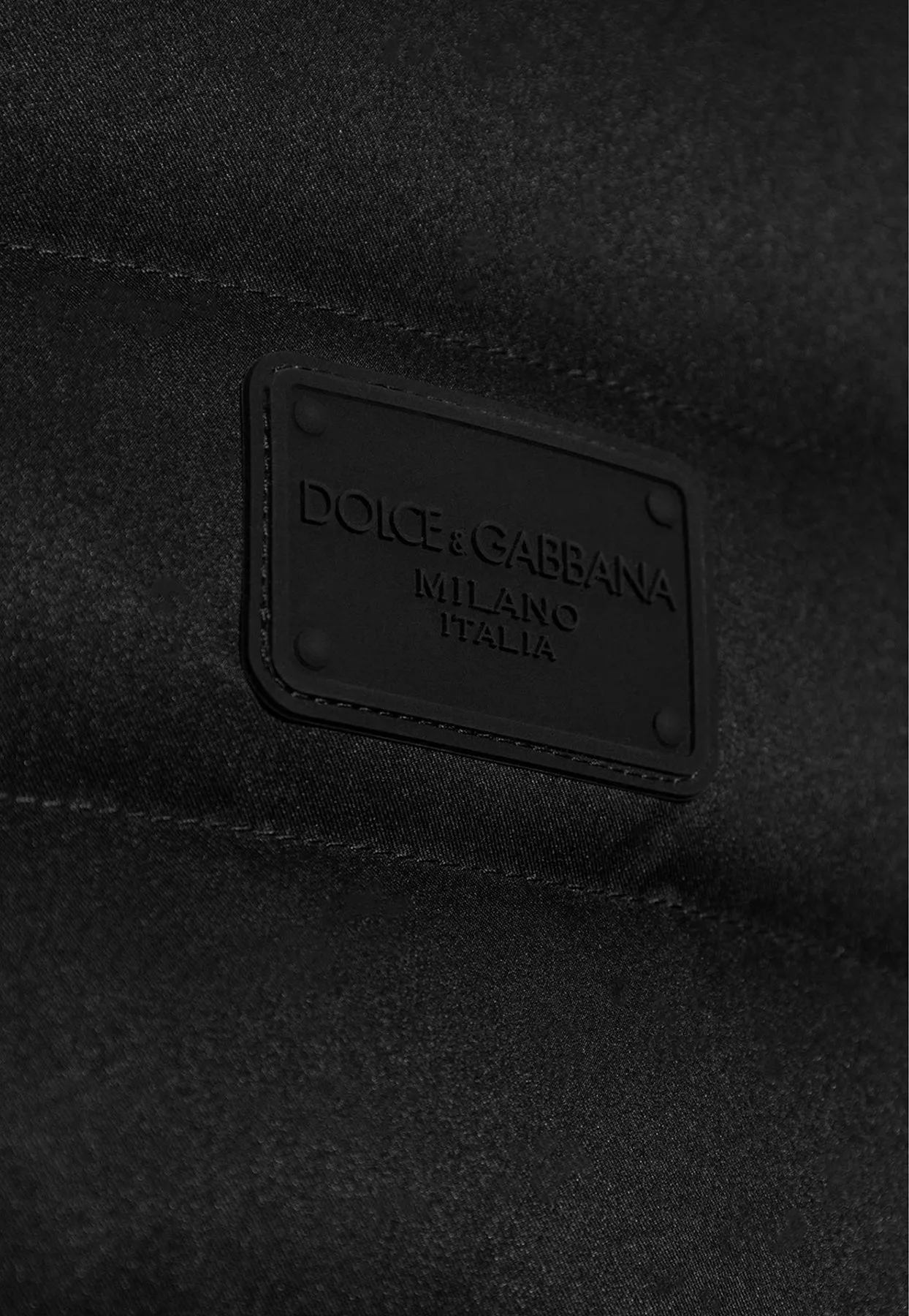 Logo Patch Hooded Long Down Jacket