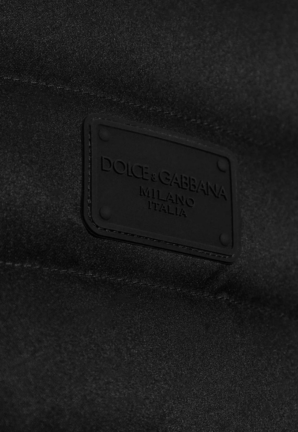 Logo Tag Padded Bomber Jacket