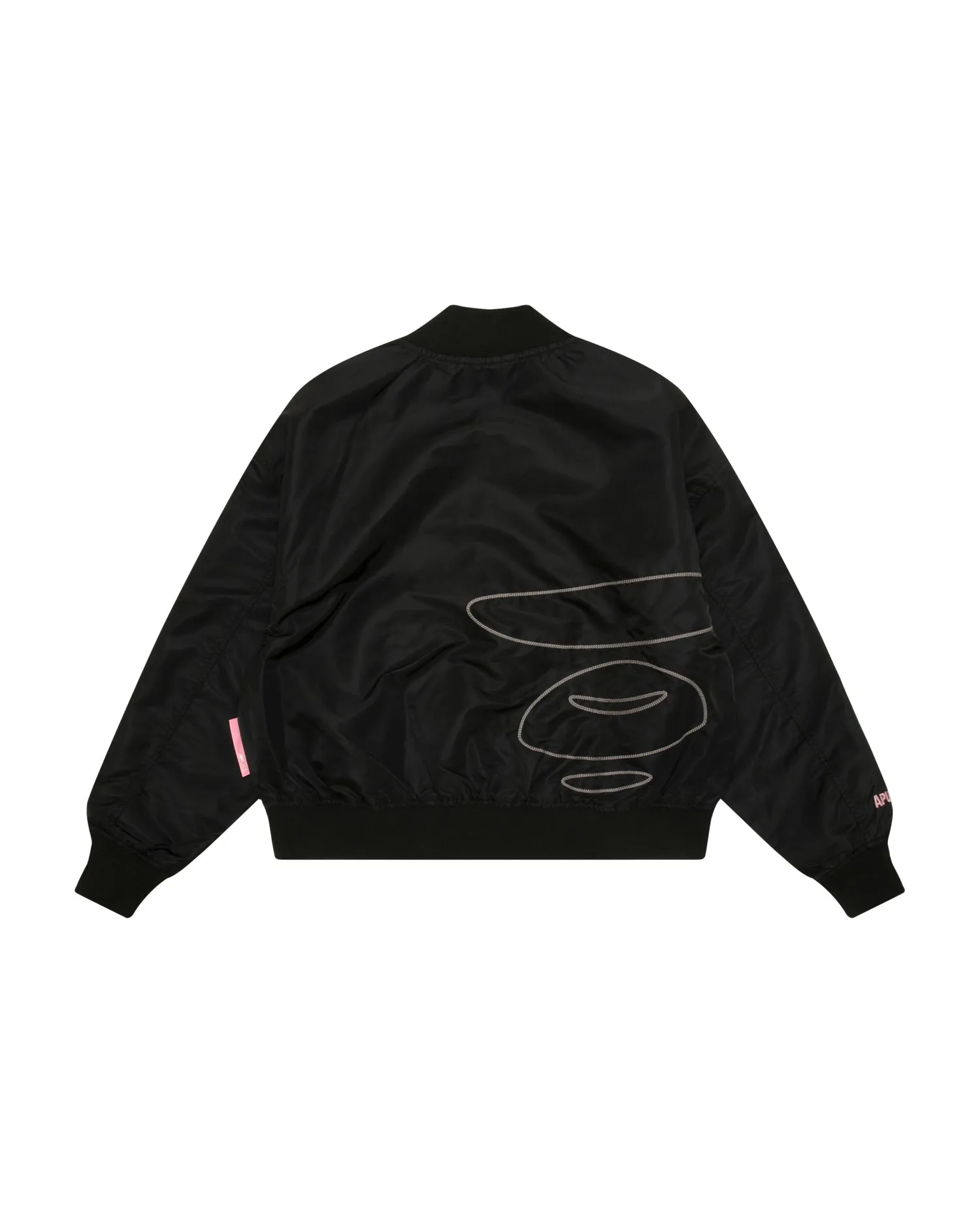 Logo zip-up bomber jacket