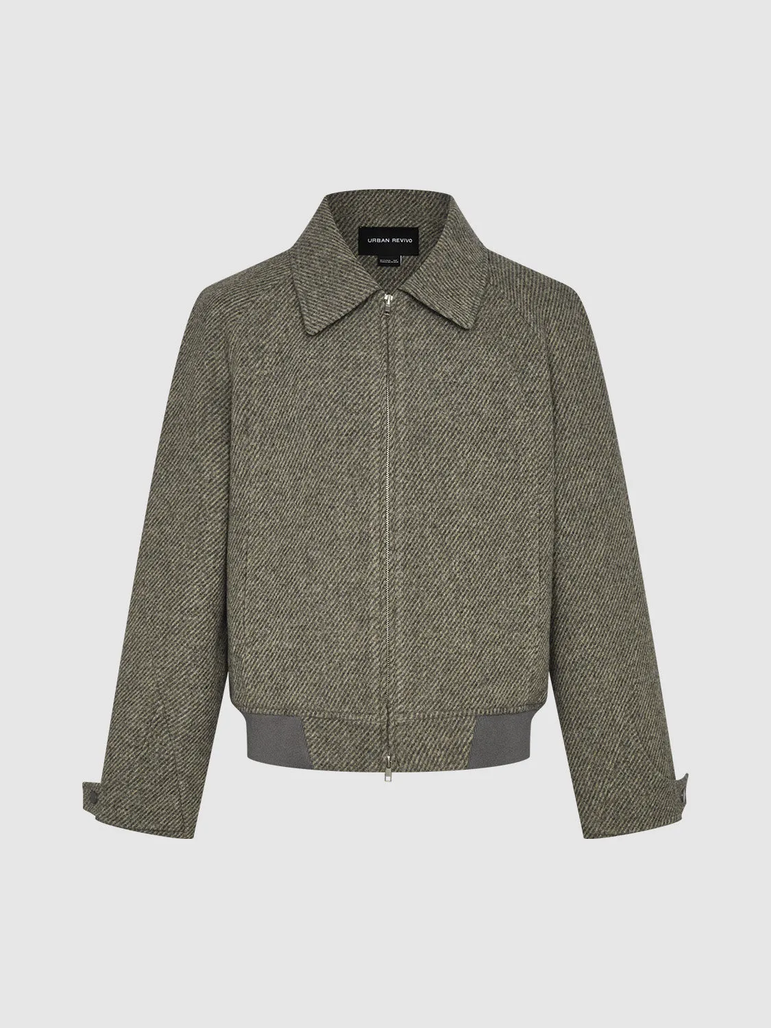 Loose Zip Up Front Jackets