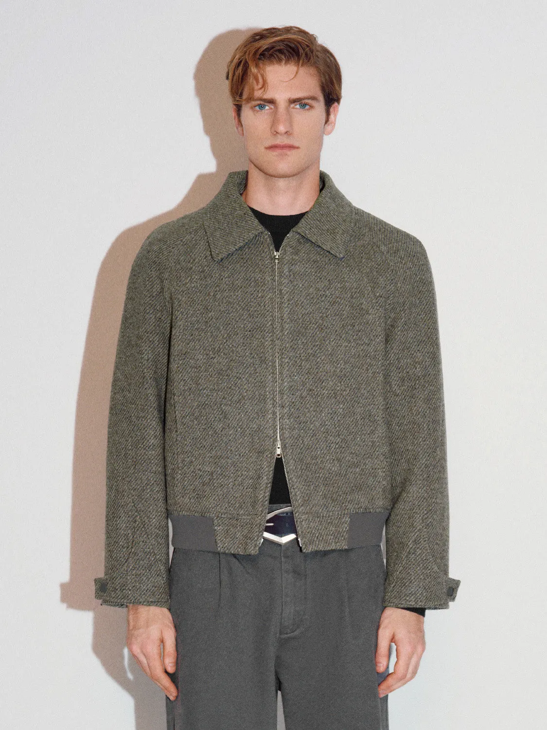 Loose Zip Up Front Jackets