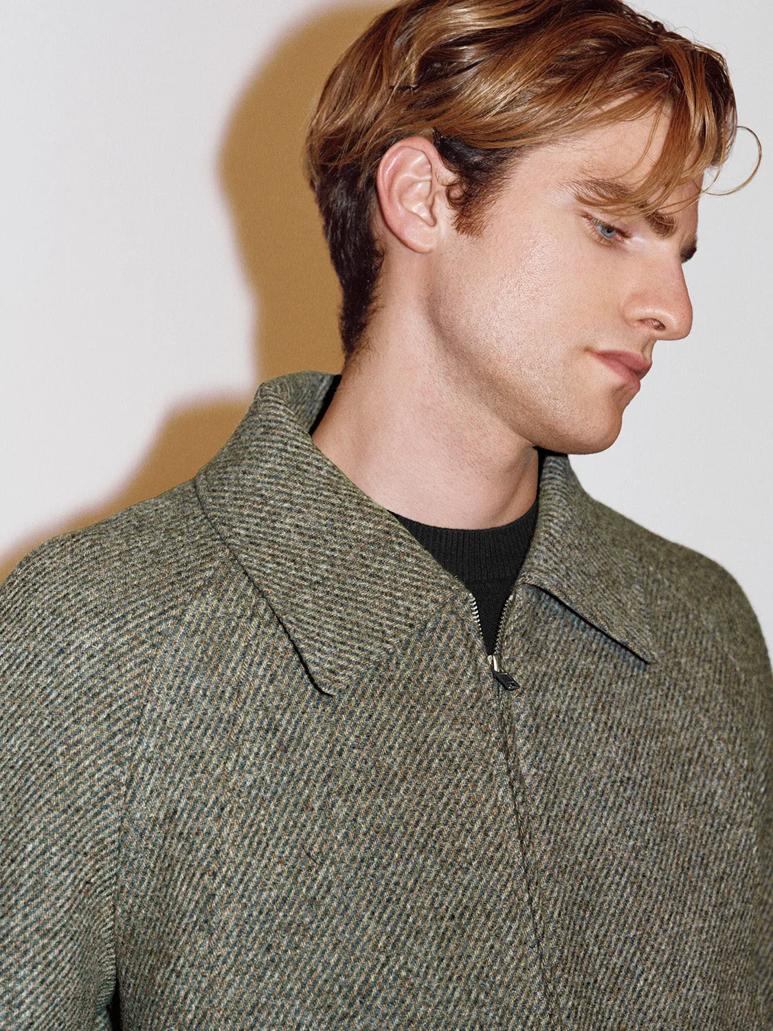 Loose Zip Up Front Jackets