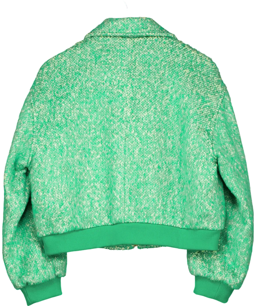 Lumina Green Zip Up Jacket UK M