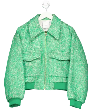 Lumina Green Zip Up Jacket UK M