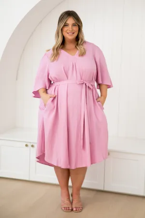 Makeo Dress | Pink Lemonade