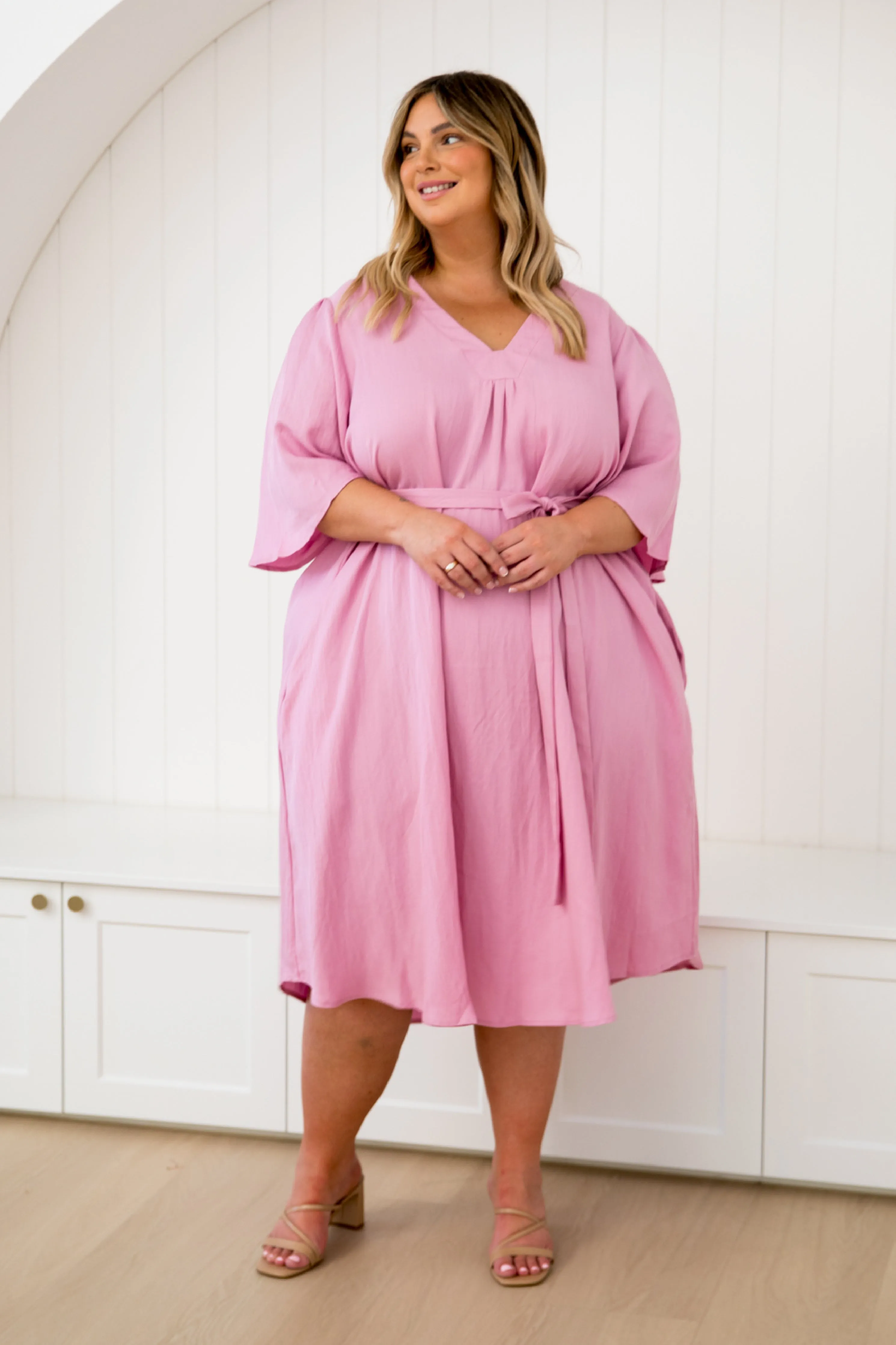 Makeo Dress | Pink Lemonade