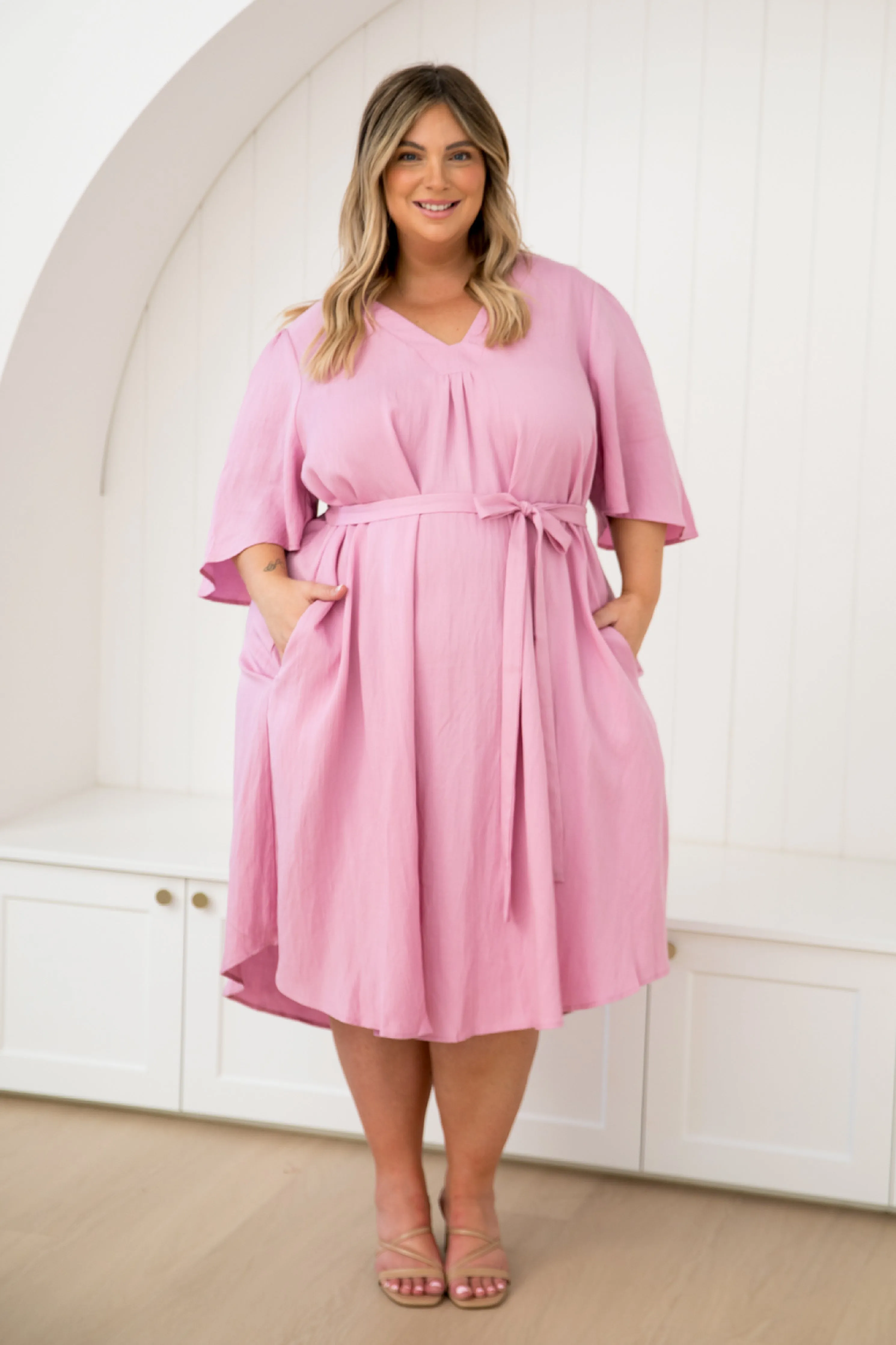 Makeo Dress | Pink Lemonade