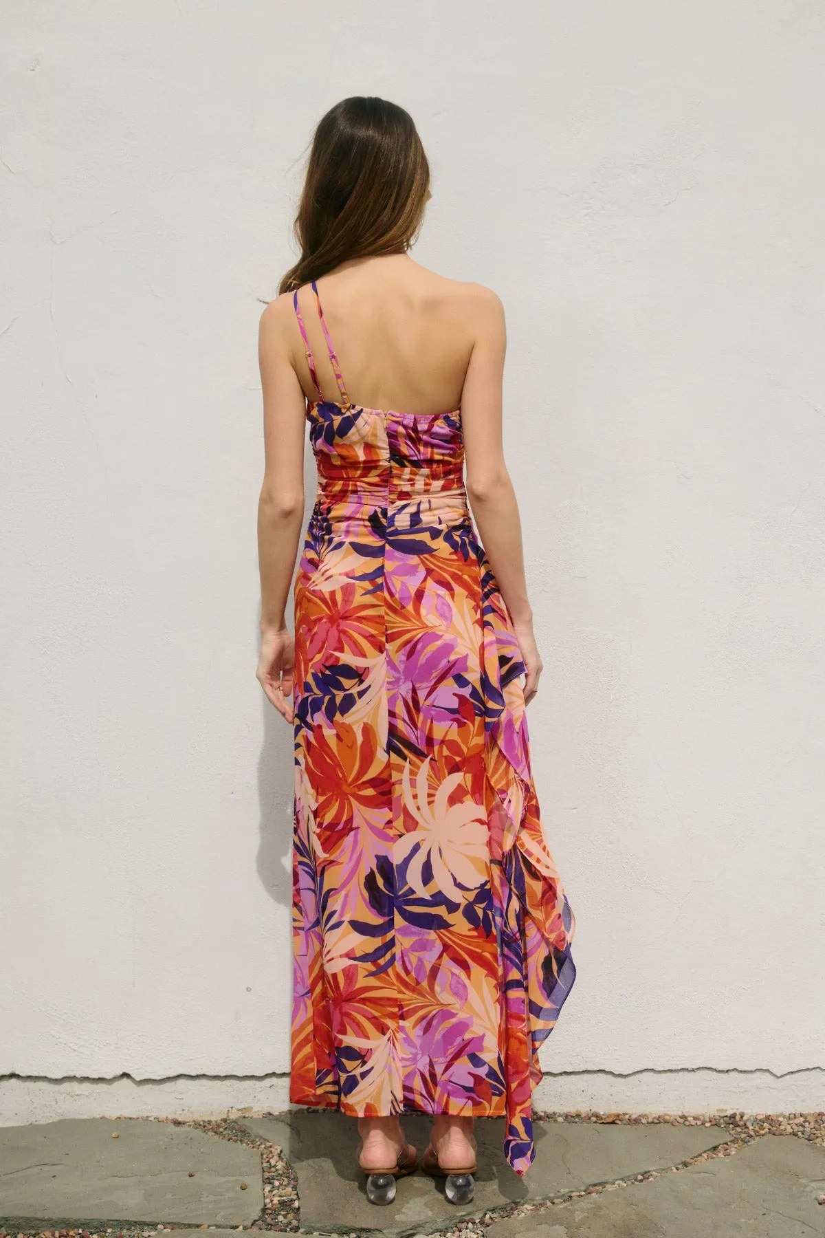 Marisa Asymmetrical Maxi Dress