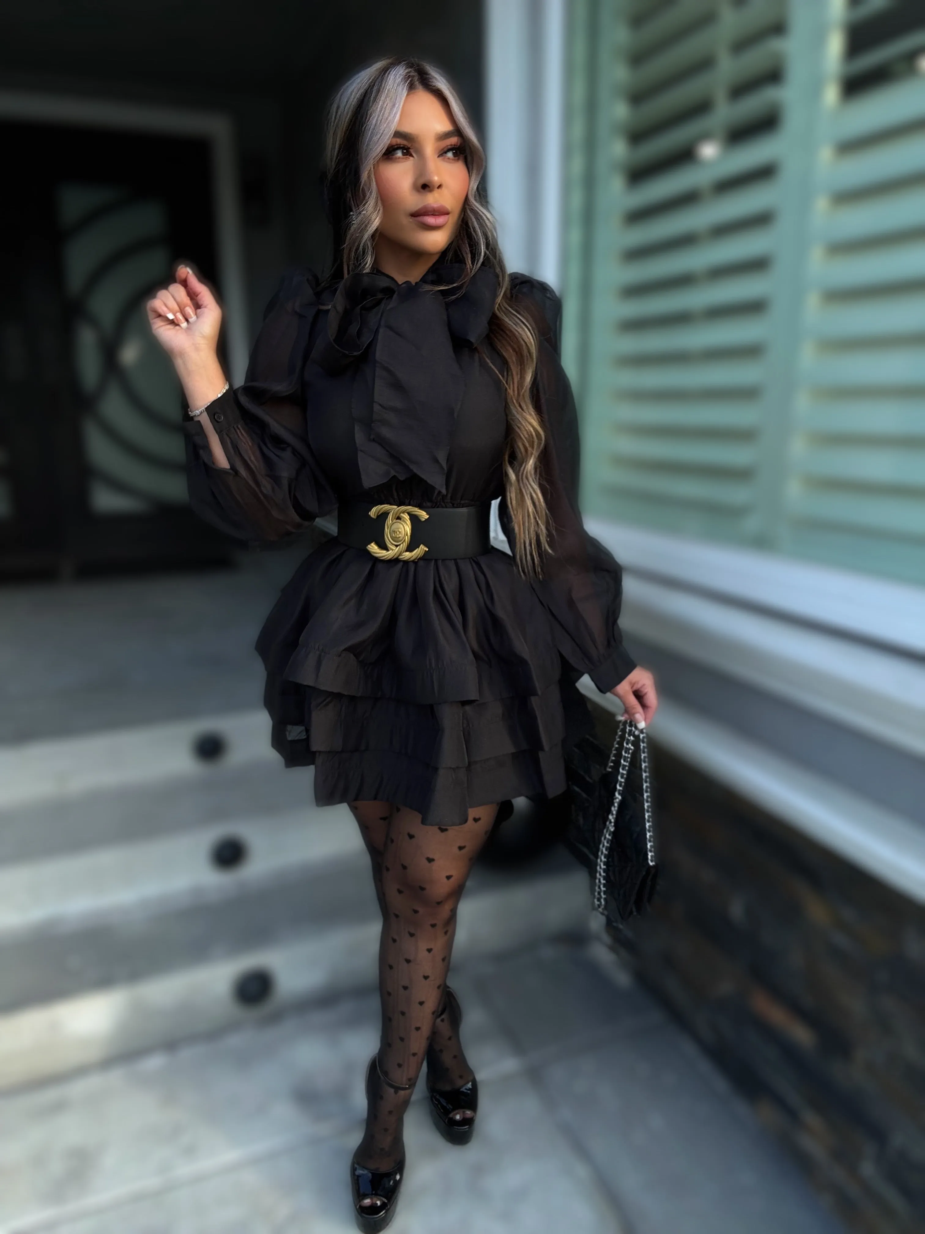 Marlon Mini Dress (Black)